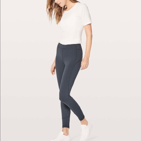 lululemon In Movement 7/8 Tights, Blue-Tied, Women’s Size US 4 - Picture 2 of 7